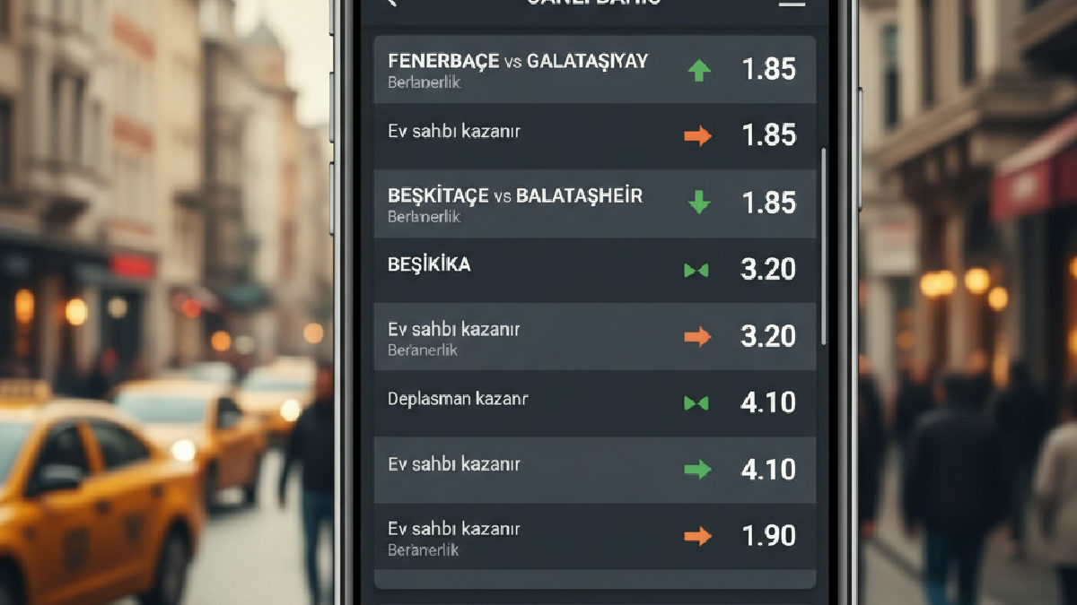 Mobil uyumlu olarak çalışan en iyi oranlı bahis siteleri 2026.